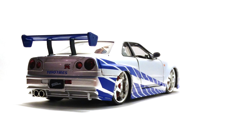 Illustration for article titled F&F Friday: A 1/24 Nissan Skyline GT-R R34 by Jada